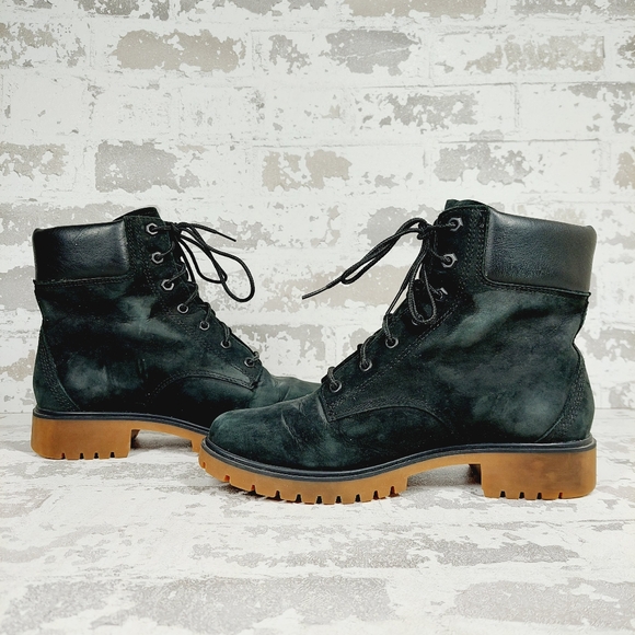 Timberland Women's Jayne 6-inc Black Lace Up Waterproof Boots K590 - Picture 6 of 12